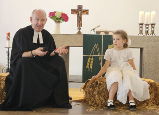 Abschlußgottesdienst im Kindergarten Kunterbunt
